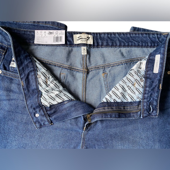 NWT Seven7 Women’s Straight Jeans Size 14 - Picture 9 of 12